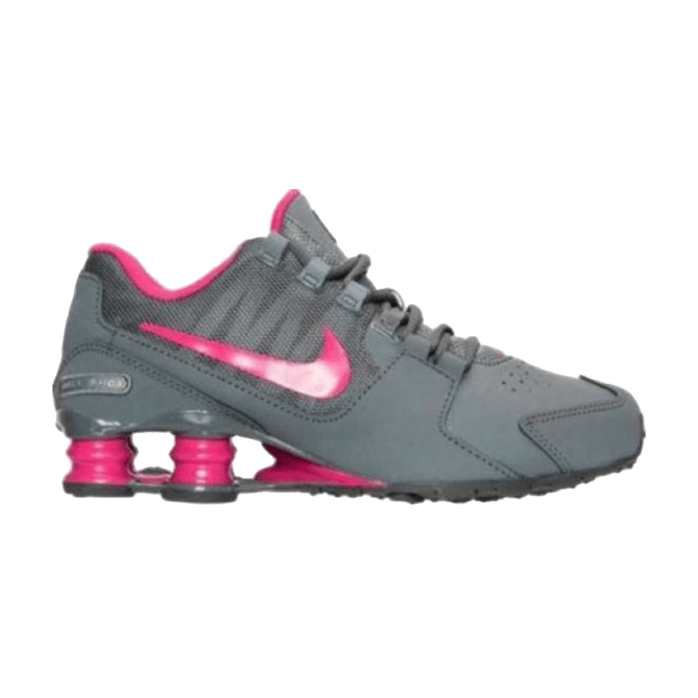 nike shox grey and pink