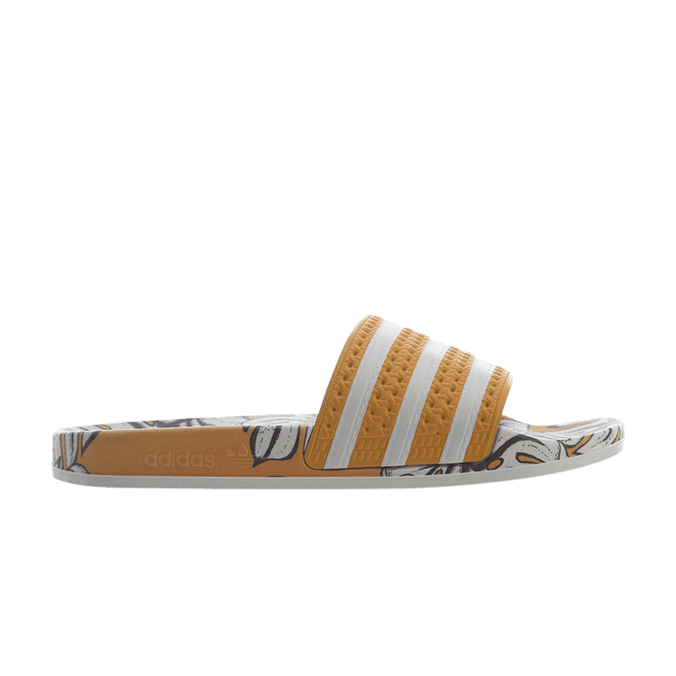 Buy The FARM Company x Wmns Adilette Slides Tropical Print D96682 GOAT DE