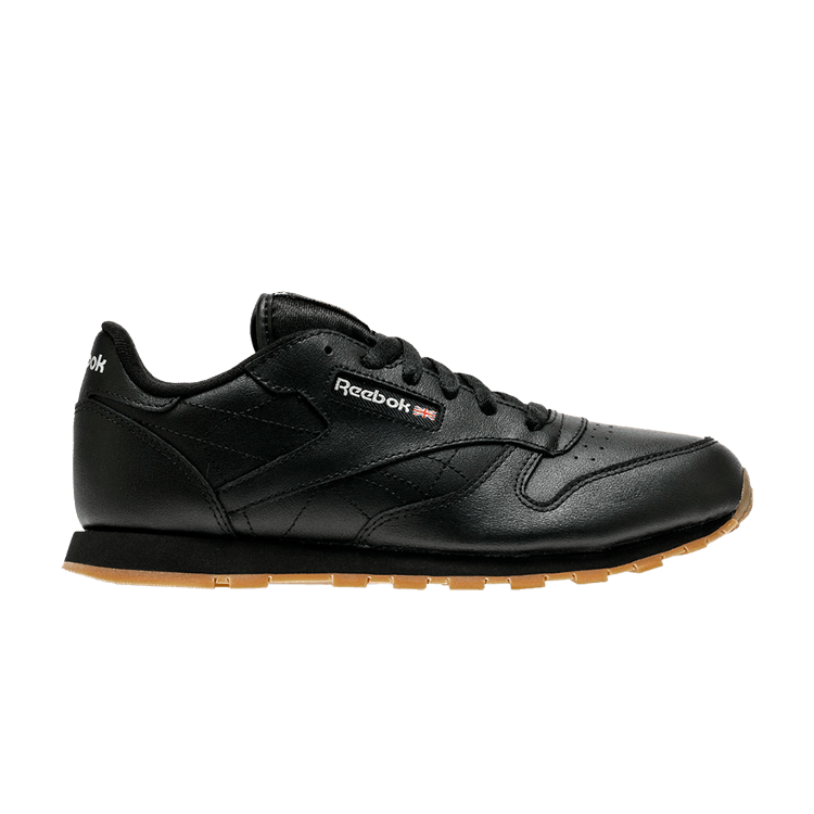 Black leather gum sole online