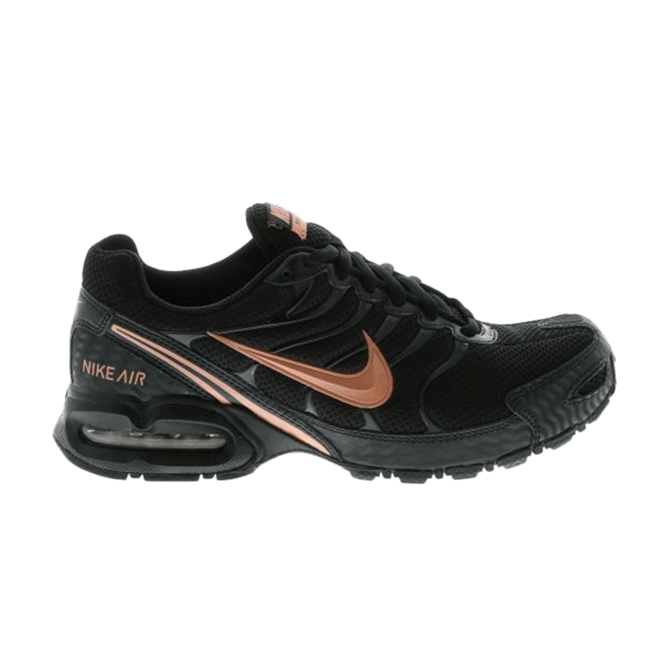 Rose gold and black nike shoes online