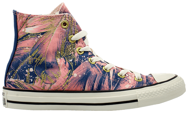 Wmns Chuck Taylor All Star High Feather Print