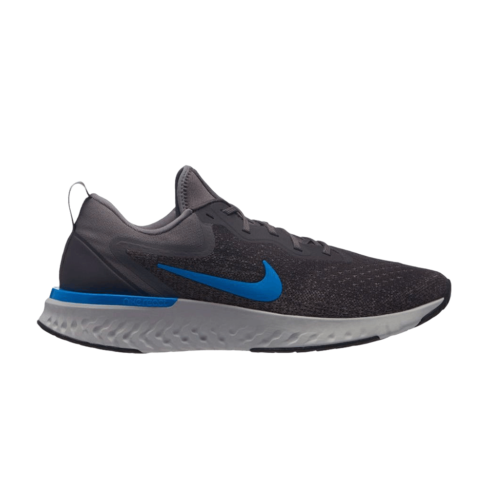 nike odyssey react black thunder grey