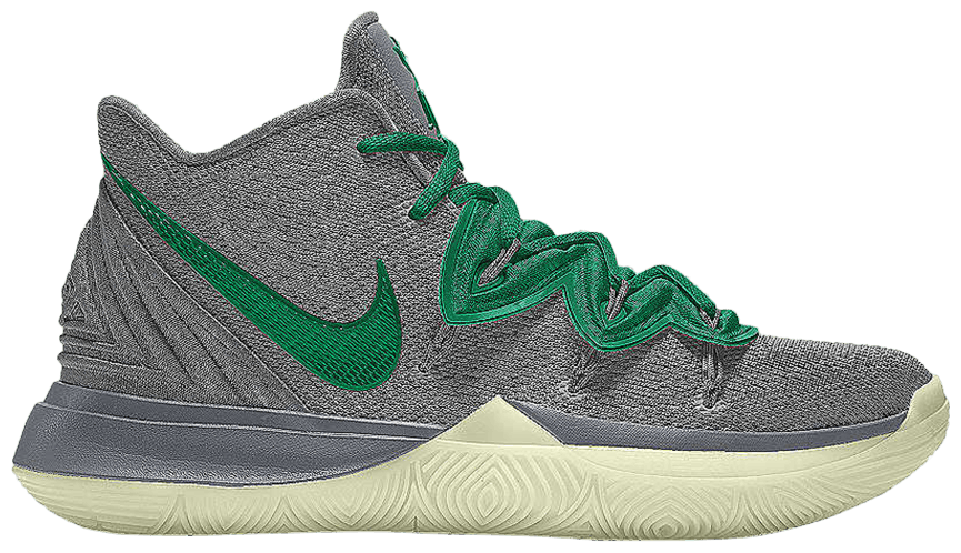 blue and white kyrie 5