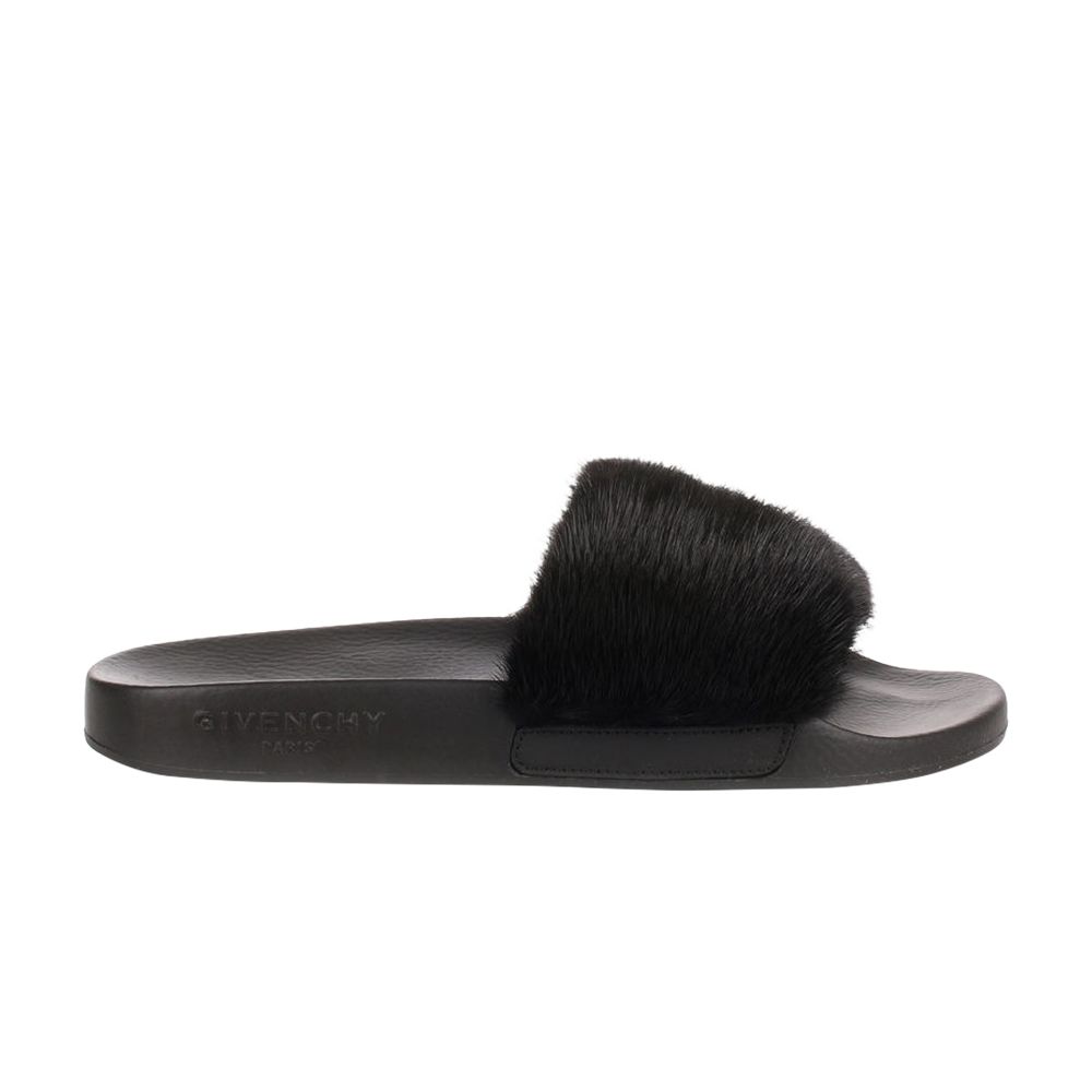 Pre-owned Givenchy Wmns Mink Slide 'black' | Women's Size 38