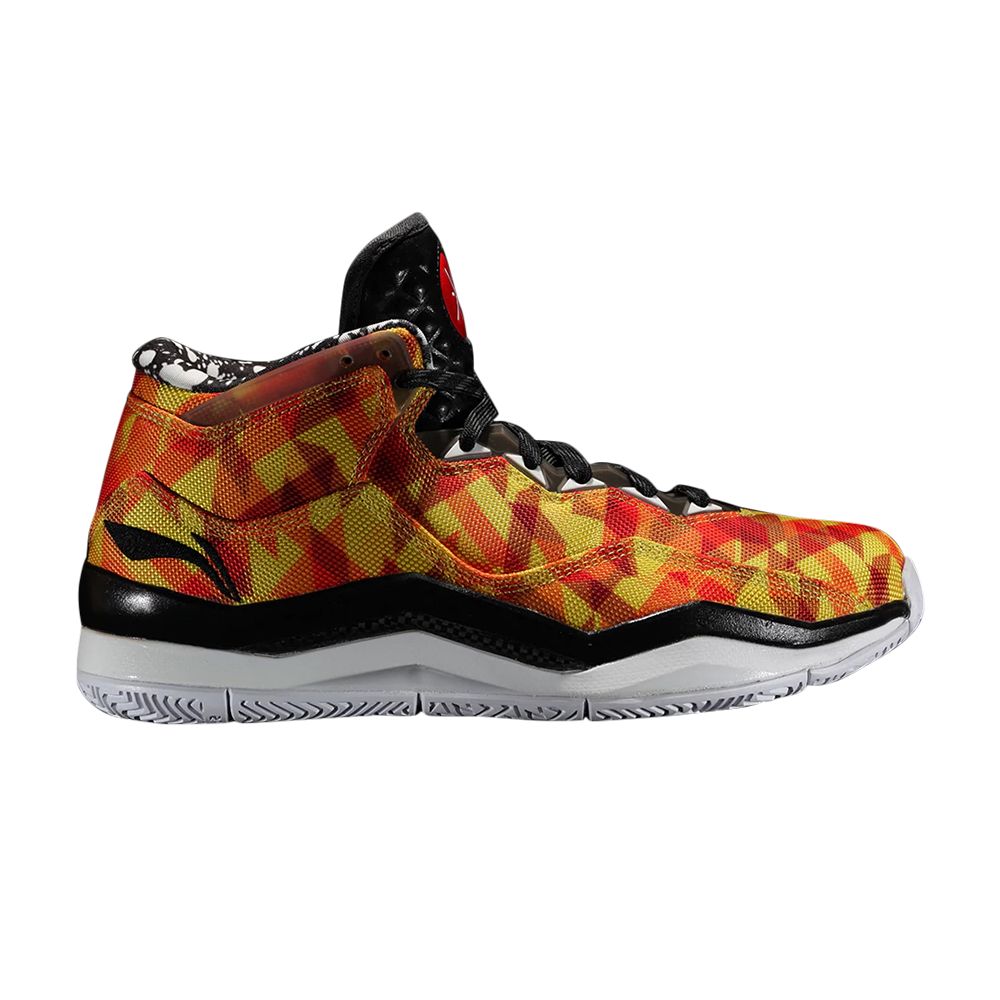 Pre-owned Li-ning Way Of Wade 3 'daz Fuego' In Orange