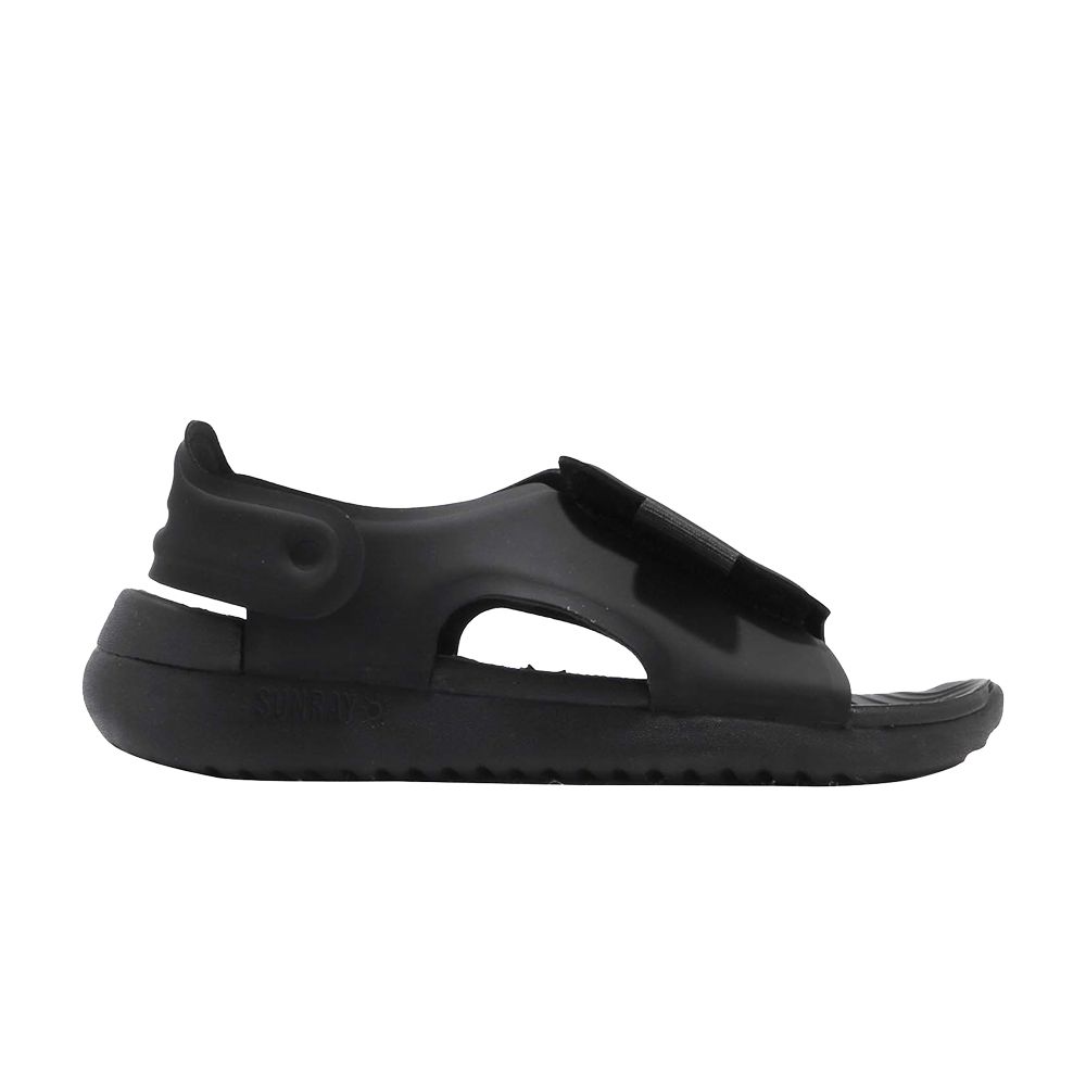 Pre-owned Nike Sunray Adjust 5 Gs Ps 'black' | Kid's Size 11