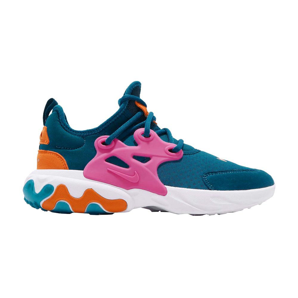 Pre-owned Nike Presto React Gs 'green Abyss' | Blue | Kid's Size 7
