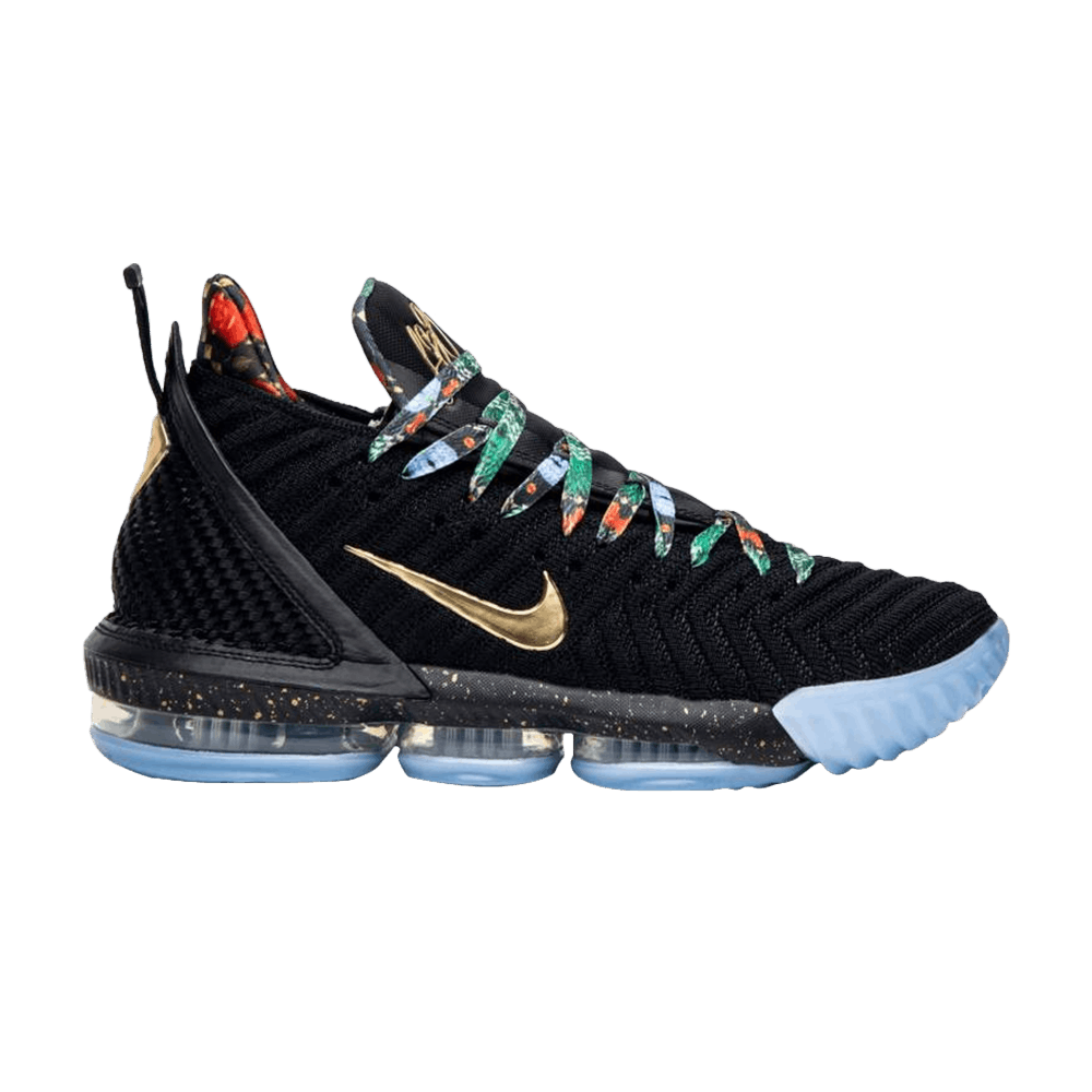 black lebron 16s