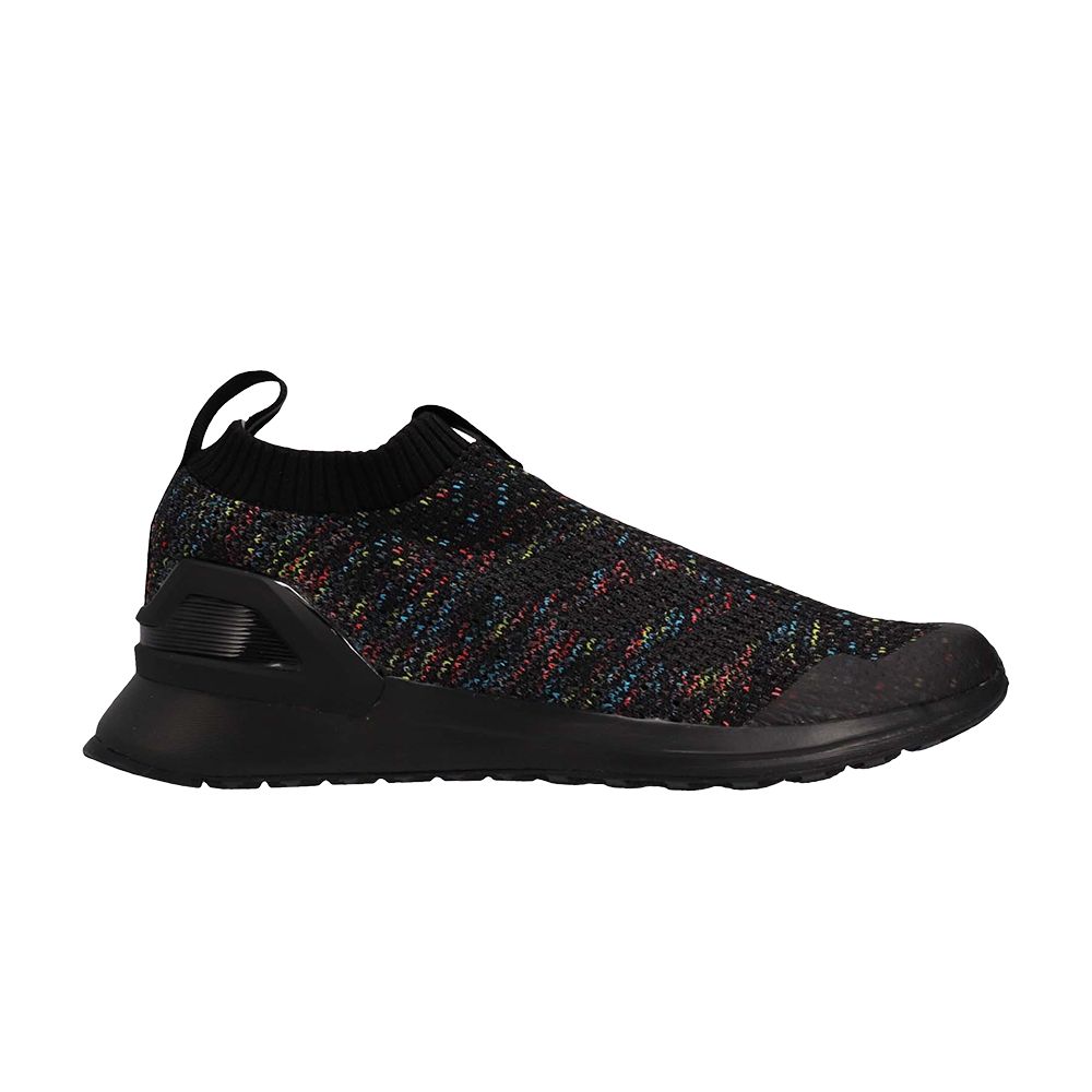 Pre-owned Adidas Originals Adidas Rapidarun Laceless Knit J 'multi-color' | Black | Kid's Size 7