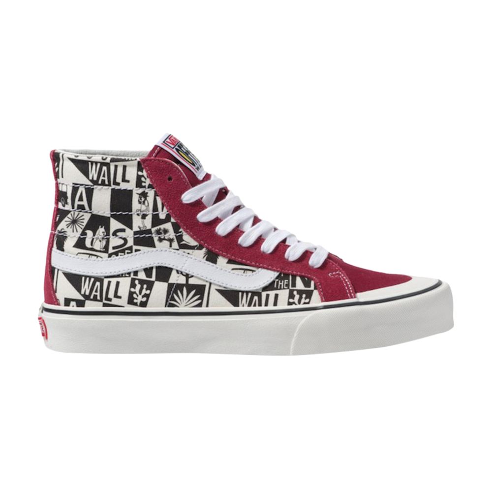 Pre-owned Vans Yusuke Hanai X Sk8-hi 138 Decon Sf 'illustrations' | Red | Men's Size 12