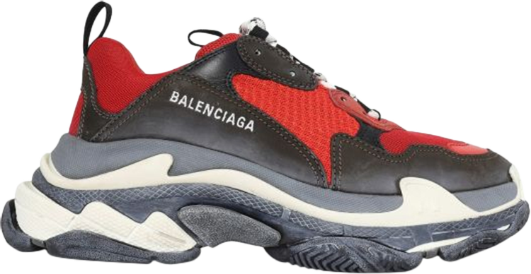 Buy Balenciaga Triple S Sneaker 'Black Red' - 516440 W0907 6576 | GOAT
