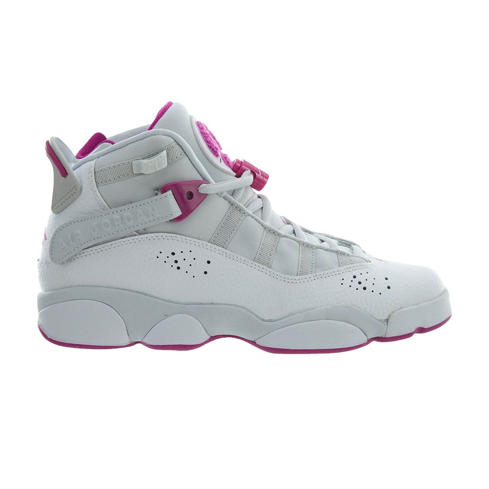 Jordan 6 Rings GS 'Platinum Fuchsia' | Grey | Kid's Size 3.5