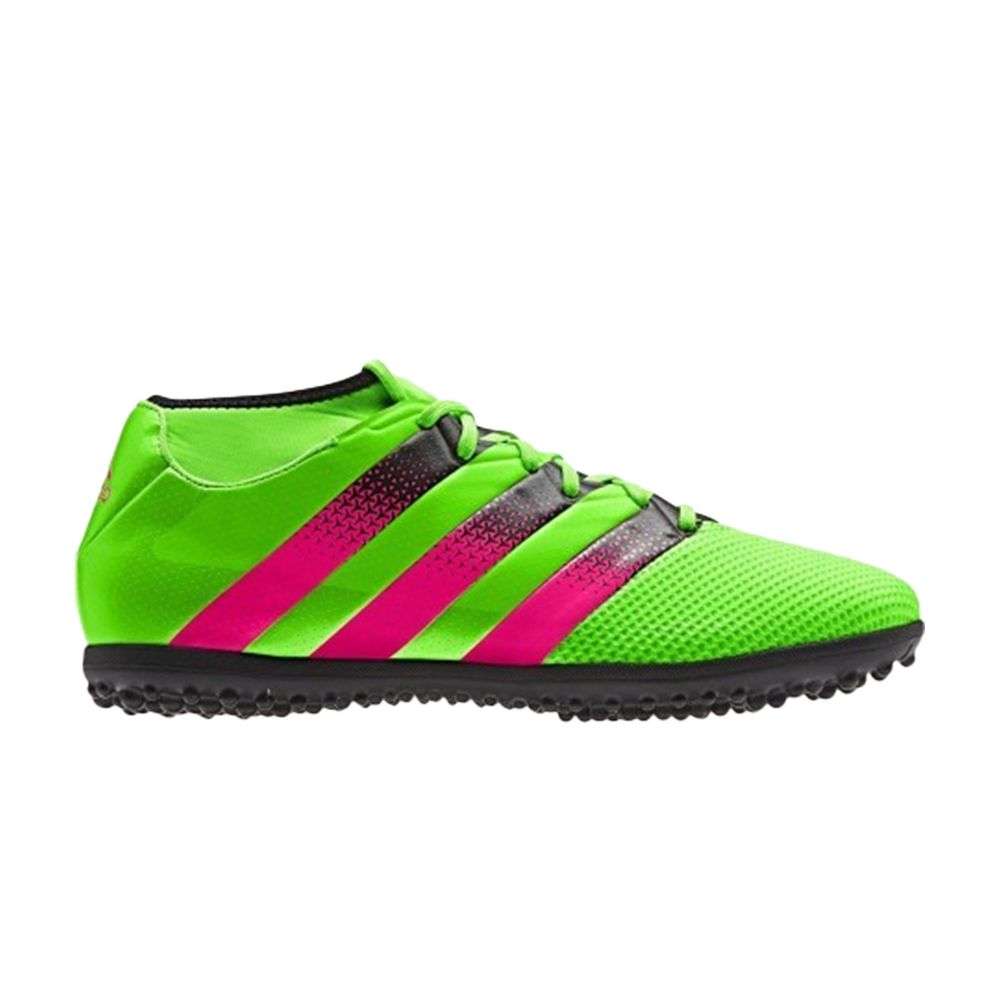 adidas Ace 16.3 Primemesh Turf 'Solar Green Pink' | Men's Size 8.5 - AQ2562