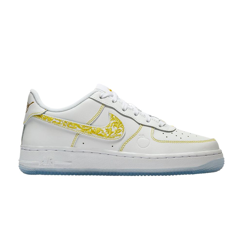 Pre-owned Nike Air Force 1 Low Gs 'city Pride Atlanta' | White | Kid's Size 5.5