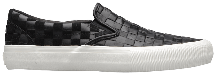 Engineered Garments x Vans Classic Slip On Black Checkerboard