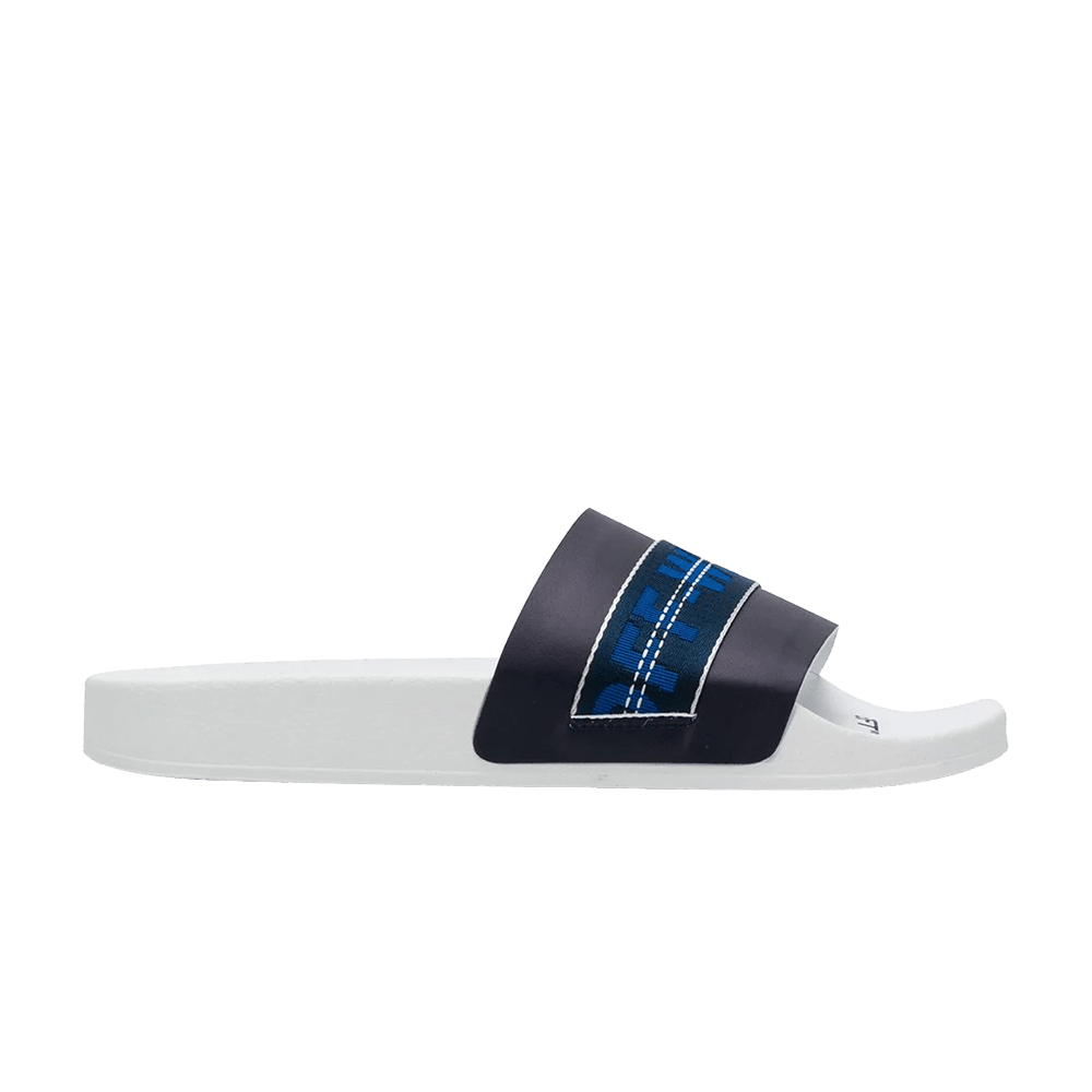 off white sliders blue