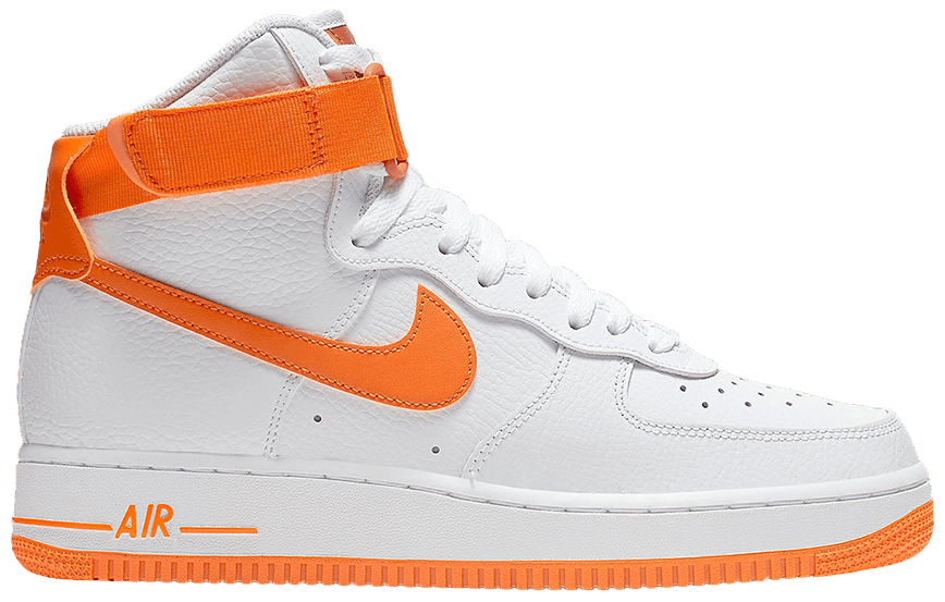 womens orange air force 1