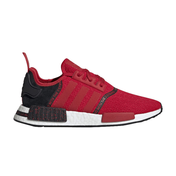 Size 10.0 NMD R1 Speckle Pack Scarlet