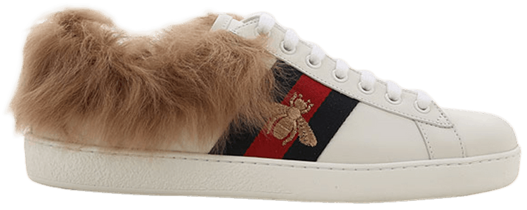 Gucci Wmns Ace Wool Embroidered Bee
