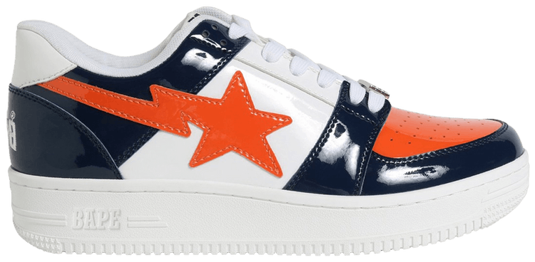 Buy Bapesta Low Navy Orange BAPESTA NAVY ORG GOAT