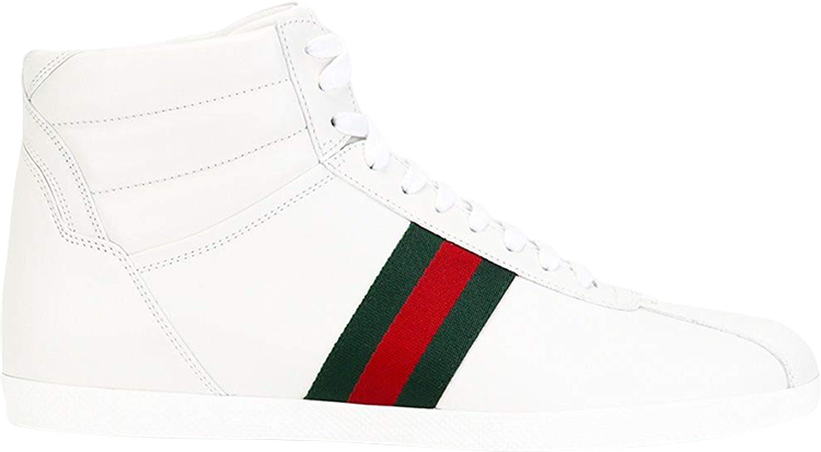 Gucci Leather Web High 'White'