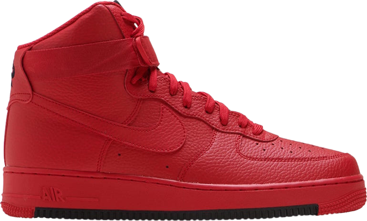 Buy Air Force 1 High 'University Red Black' - AO2440 600