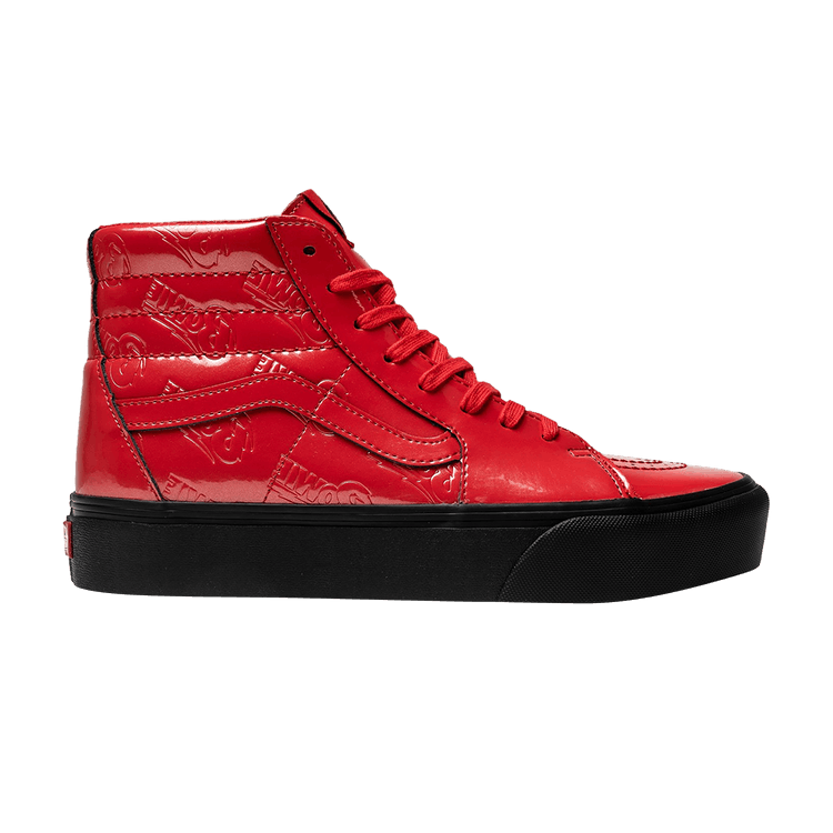 Vans x DB Sk8 Hi Platform 2.0 Ziggy Stardust Red Black