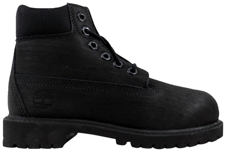 Timberland 6 Inch Premium Junior Black Brush