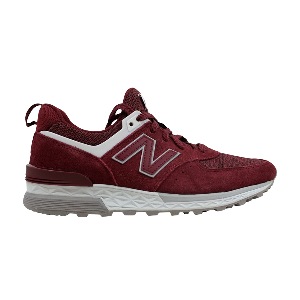 Pre-owned New Balance 574 Sport 'burgundy' In Red
