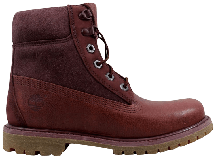 Timberland Wmns 6 Inch Premium D Ring Burgundy
