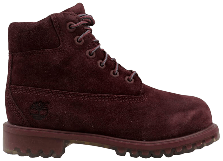 Timberland 6 Inch TPU Outsole Junior Dark Red