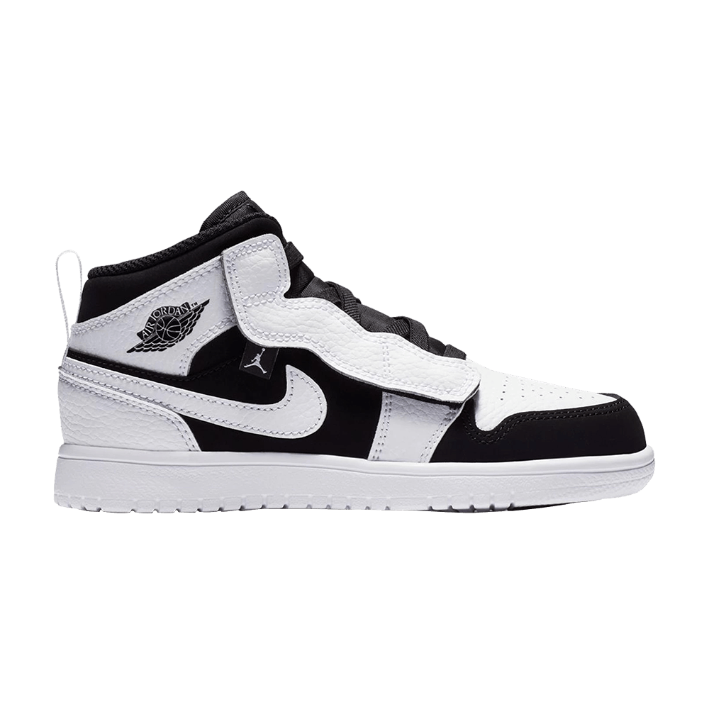 Air Jordan 1 Mid Alt PS 'White Black' | GOAT
