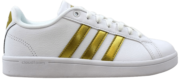 Adidas cloudfoam advantage gold hot sale