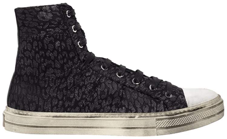 Amiri Sunset Glitter Leopard Black
