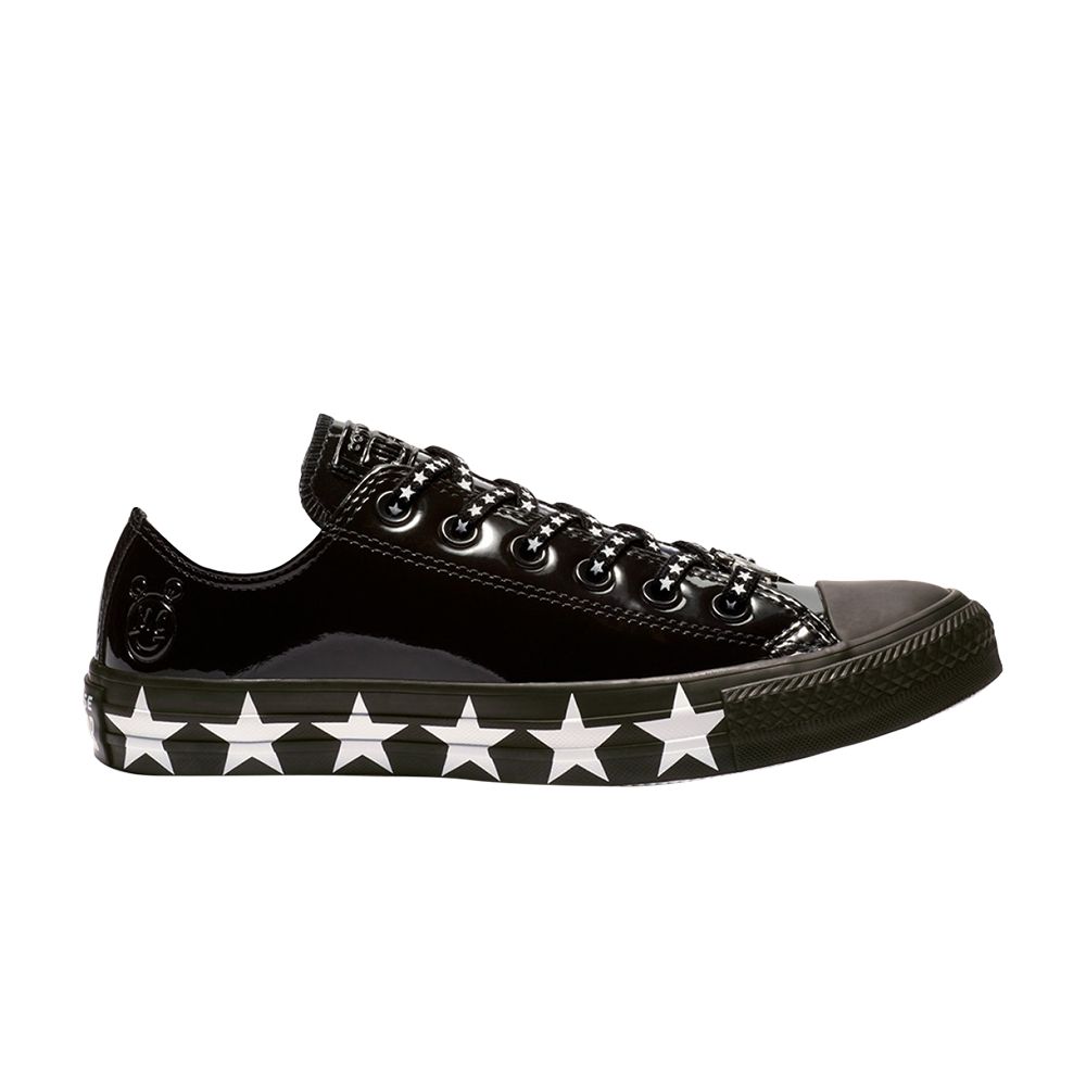 Converse Miley Cyrus x Wmns Chuck Taylor All Star Low Patent 'Stars' | Black | Women's Size 5.5