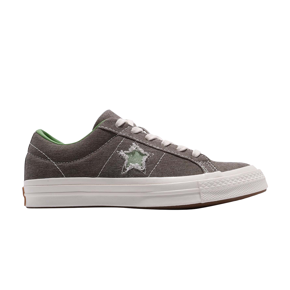 Pre-owned Converse One Star Low 'green' In Black