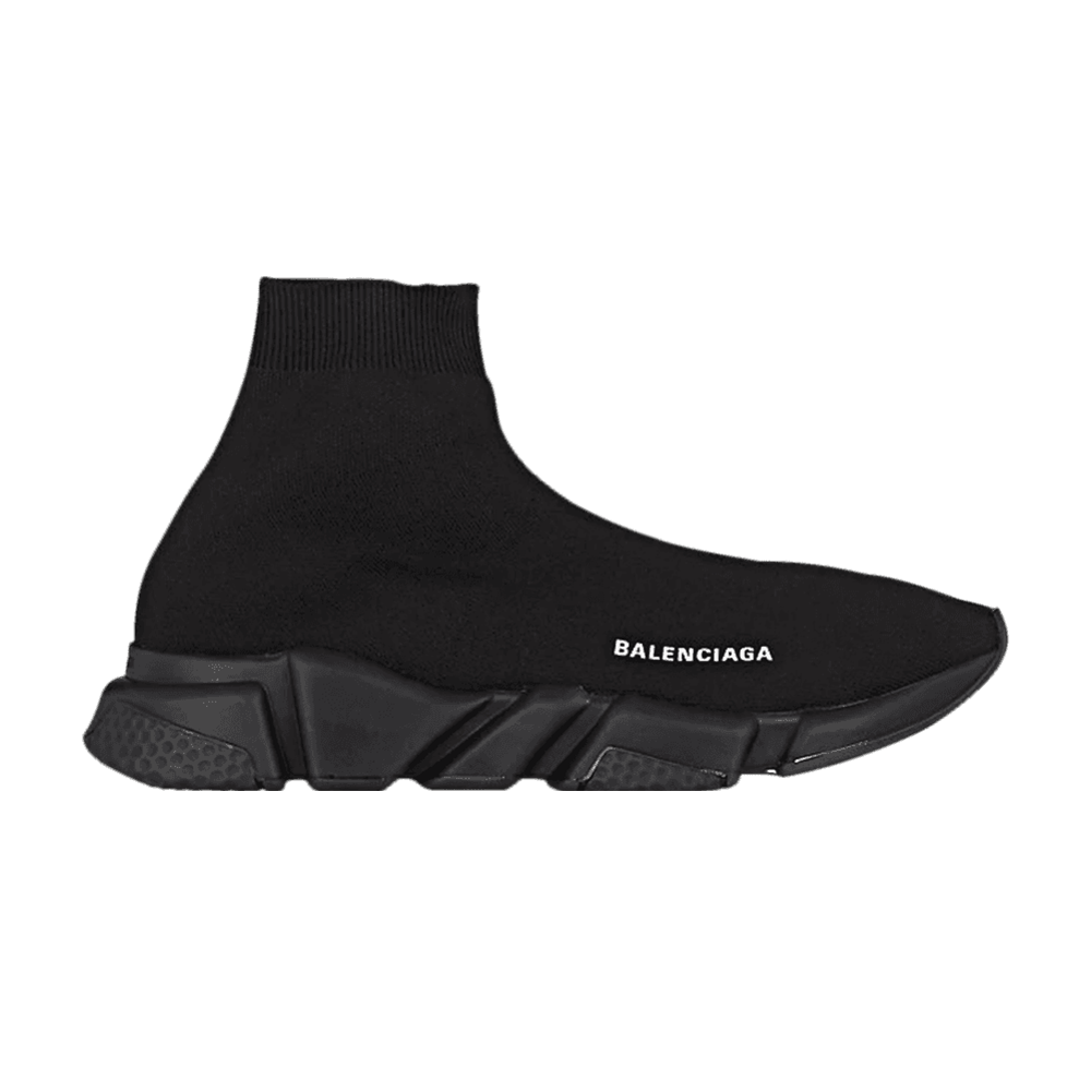 balenciaga speed trainer black red white