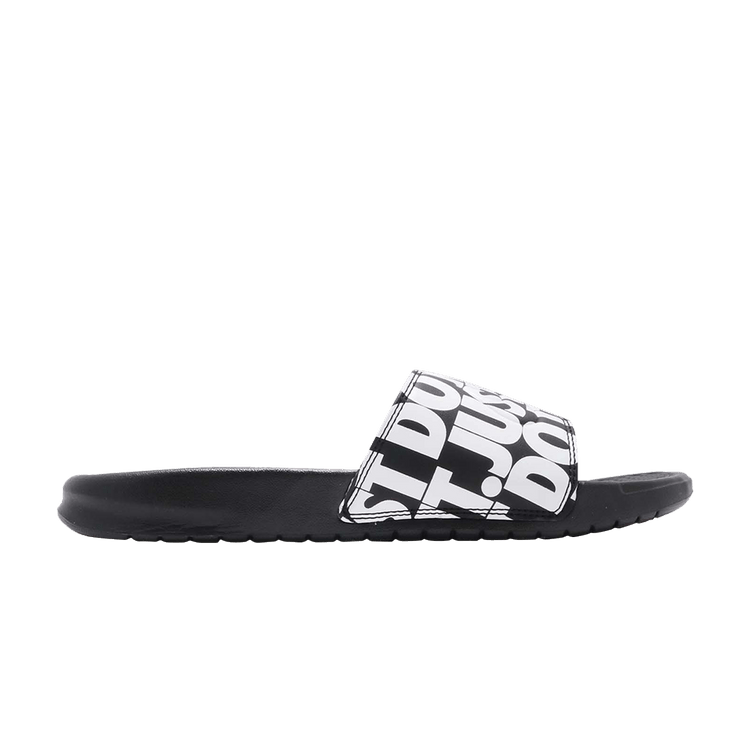Nike benassi jdi white top
