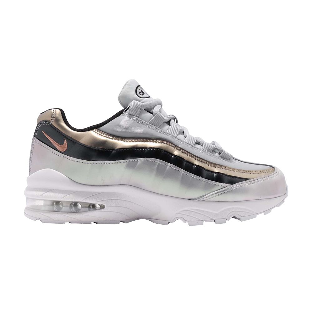 Nike Air Max 95 SE GS 'Metallic Red Bronze' | Silver | Kid's Size 5