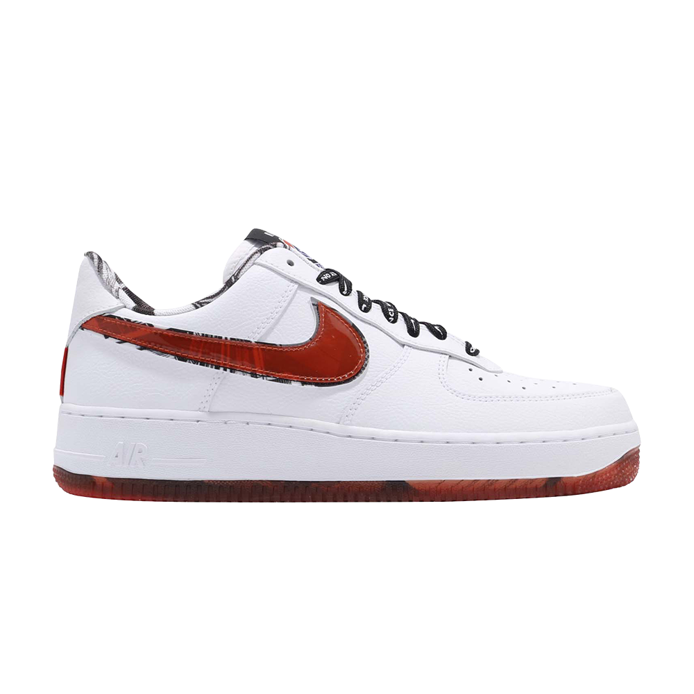 Pre-owned Nike Air Force 1 07 Lv8 'white Red'