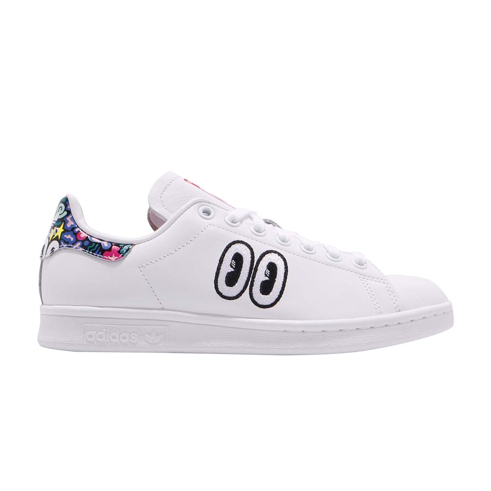 Pre-owned Adidas Originals Hattie Stewart X Wmns Stan Smith 'eyes' In White
