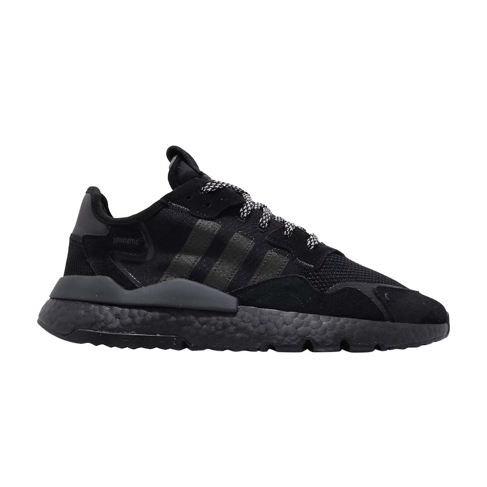 adidas Nite Jogger J 'Carbon' | Black | Kid's Size 3.5
