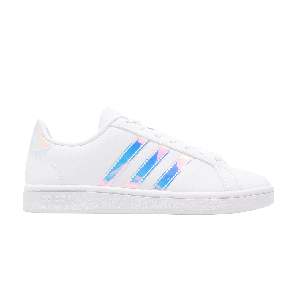 Pre-owned Adidas Originals Wmns Grand Court 'silver Mint' In White