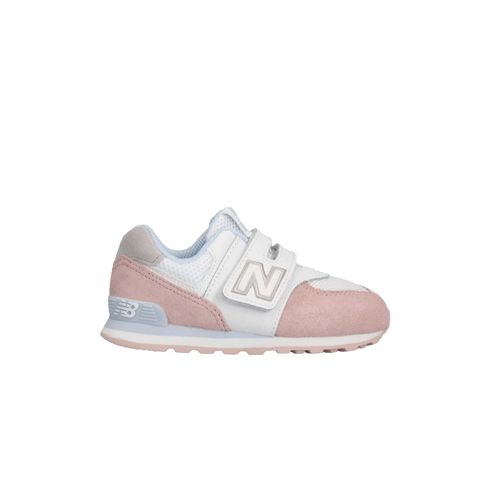 Pre-owned New Balance 574 Infant Wide 'white Pink' | Infant Size 4