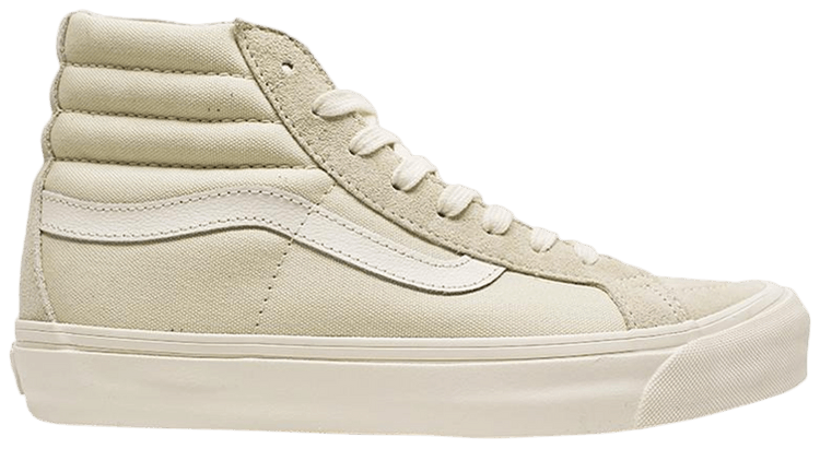 Vans Sk8 Hi LX Suede Canvas Pearl Marshmallow