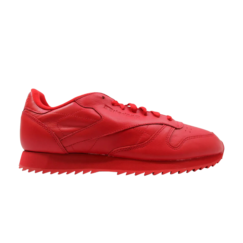 Pre-owned Reebok Classic Leather Ripple Mono 'scarlet Red'