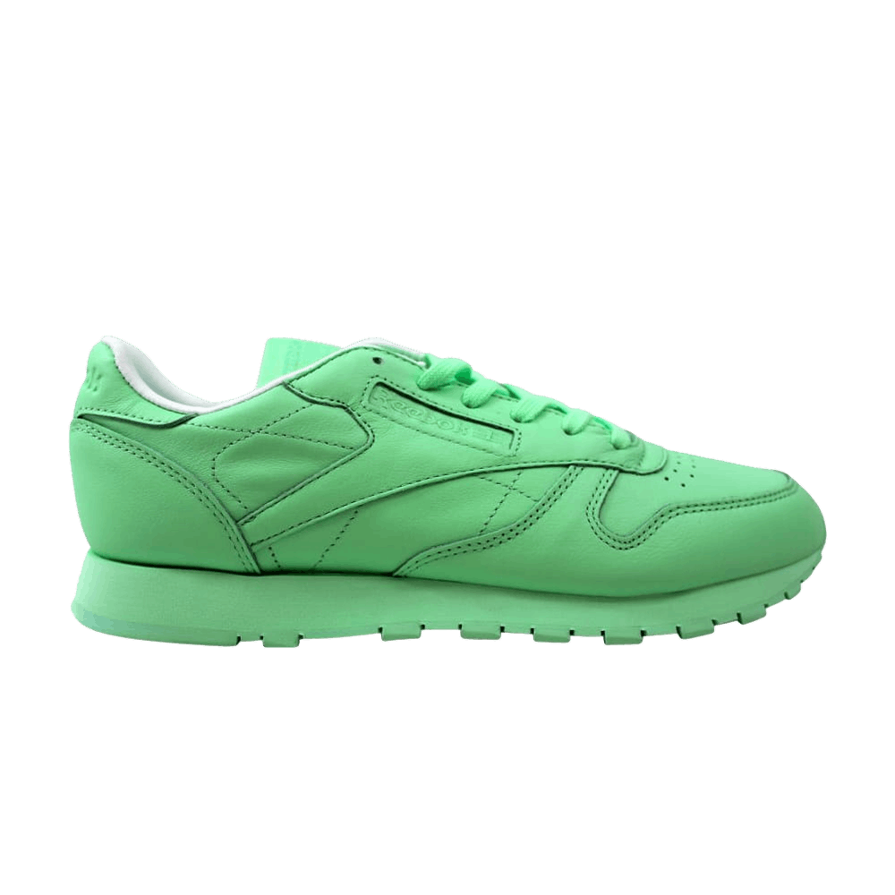 neon green reebok classics
