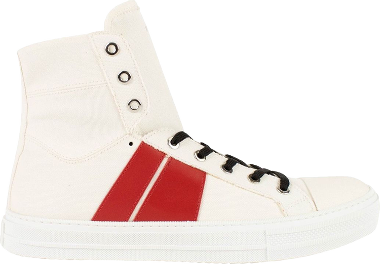 Buy Amiri Sunset Canvas 'White Red' - MSSUN CANWHR | GOAT