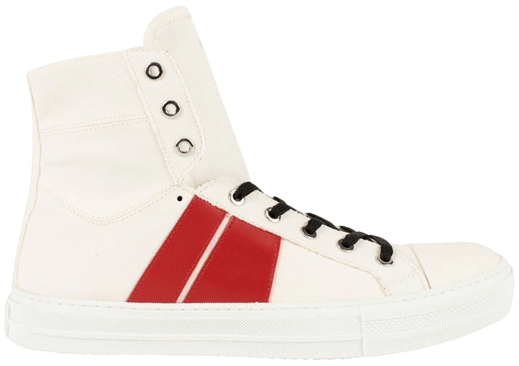 Buy Amiri Sunset Canvas 'White Red' - MSSUN CANWHR | GOAT