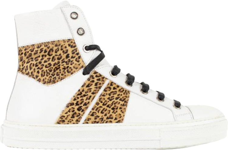 Amiri Sunset Leather 'White Leopard'